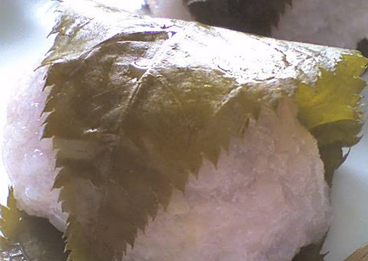 Easy Sakura-mochi using a Rice Cooker Easy Sakura-mochi using a Rice Cooker