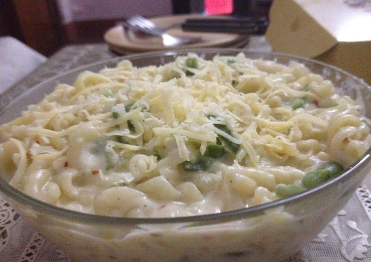 Easiest Way to Make Any-night-of-the-week White Sauce Pasta