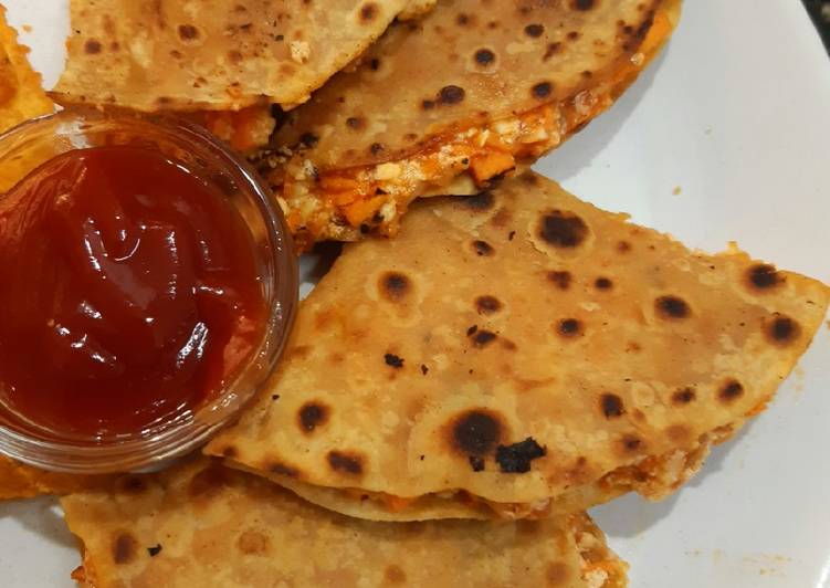 Steps to Make Perfect Paneer Quesadillas