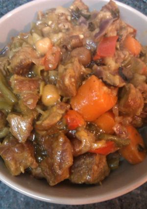 A picture of Healthy but oh so delicious Lamb Casserole.
