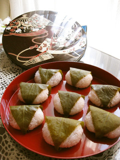 A picture of Sakura Mochi - A Recipe Passed from Mother to Daughter.