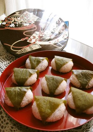 A picture of Sakura Mochi - A Recipe Passed from Mother to Daughter.