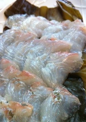 A picture of Simple Marinated Flounder Wrapped in Kombu.