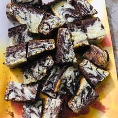 A picture of Chocolate marble cake.
