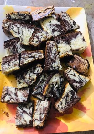 A picture of Chocolate marble cake.