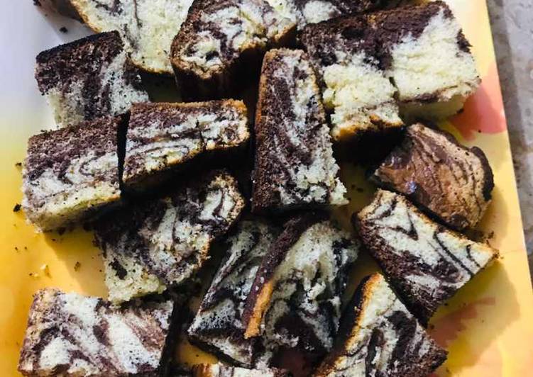 Step-by-Step Guide to Make Speedy Chocolate marble cake