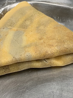 Una foto de Panqueques con dulce de leche