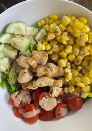 Foto resep Chicken Grilled Mix Salad