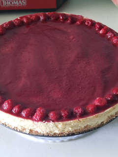 Una foto de Cheesecake de frambuesa