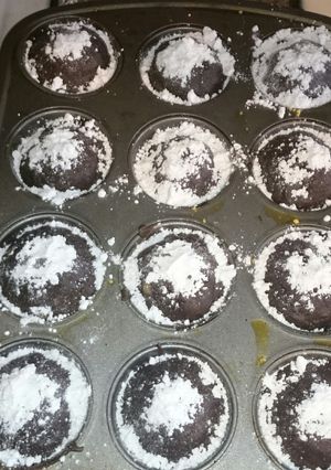 A picture of Dark Chocolate Banana Bread Muffins.