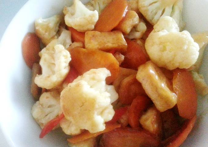 Step-by-Step Guide to Prepare Quick Stir fried cauliflower