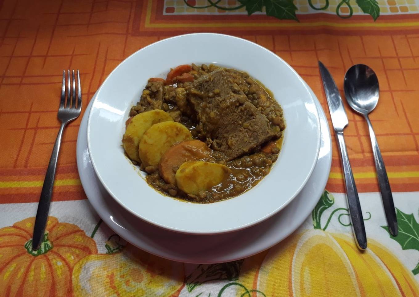 Lentejas tipo estofado