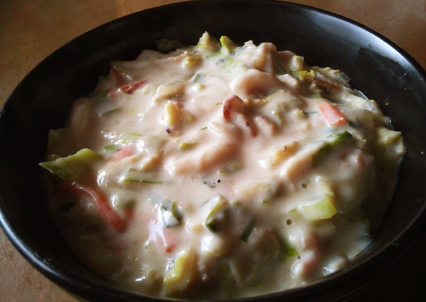 Creamy Chinese Cabbage Stew with 15 Minutes