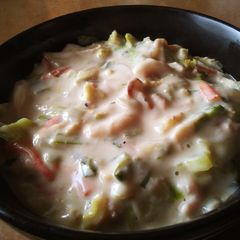 A picture of Creamy Chinese Cabbage Stew with 15 Minutes.
