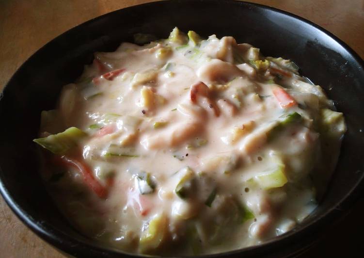 Creamy Chinese Cabbage Stew with 15 Minutes