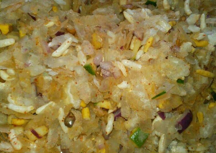 Recipe of Quick Poha BHEL!