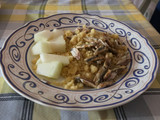 Migas con boquerones