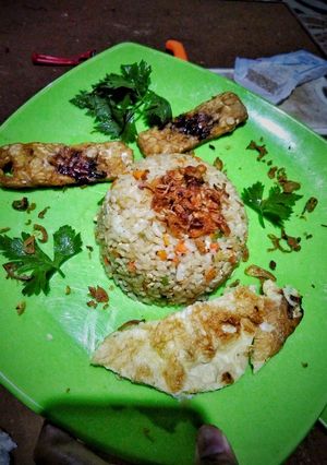 Foto resep Nasi goreng putih telur