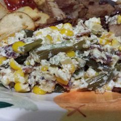 A picture of Elisa's Corn & Green Beans Side Dish.