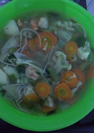 Foto resep Sup Sayuran Udang