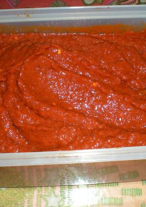 A picture of Sambal (Chili Pepper Paste).