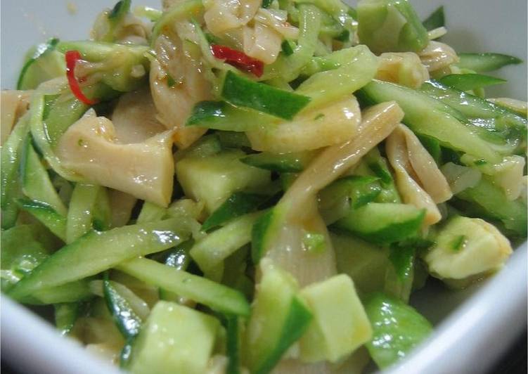 Recipe of Ultimate Addictive Salad with Menma and Avocado