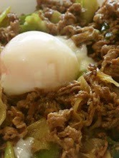 A picture of Easy and Satisfying Kansai-style Sukiyaki-don Rice Bowl.