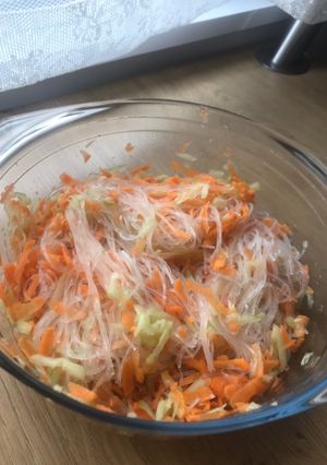 Kínai üvegtészta saláta recept fotója