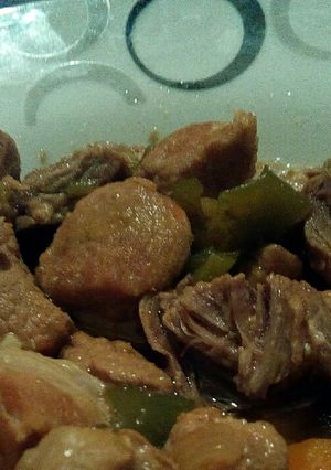 Una foto de Carne de cerdo guisada