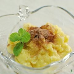 A picture of 2-Minute Apple Custard in the Microwave.