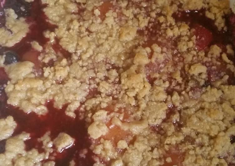 Easiest Way to Prepare Quick British Mixed fruit crisp