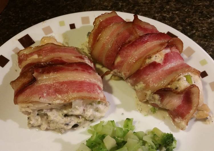 Recipe of Quick Cream cheese stuffed chicken