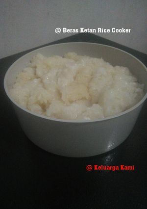 Foto resep Beras Ketan Rice Cooker