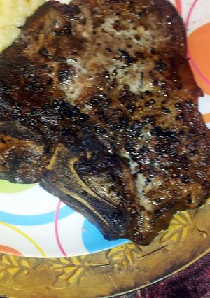 A picture of Sheree's Cast Iron Quick Dry Aged Steak.