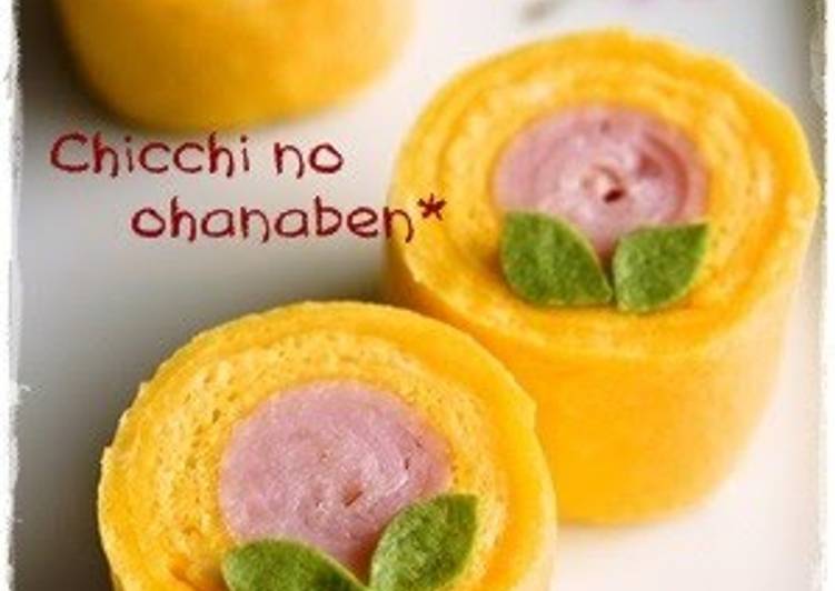 Simple Way to Make Speedy Tamagoyaki Flowers for Packed Lunches