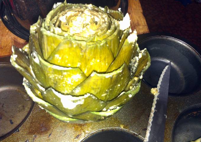 Steps to Make Andrew Copley Herb Buttered Artichokes