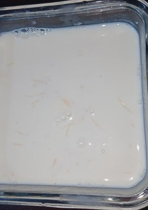 A picture of Sheer khurma without oil.