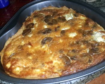 Update, Prepare Recipe simple and easy feta and mushroom quiche Delicious and Healthy