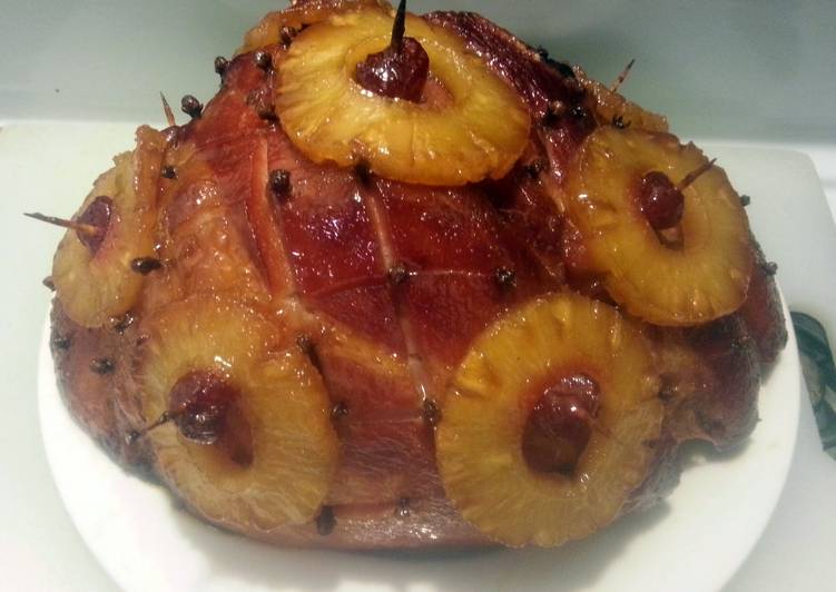 slow cooked sweet ham recipe main photo