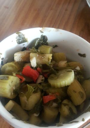 صورة لوصفة الطرشي العراقي (الخيار التعروزي)