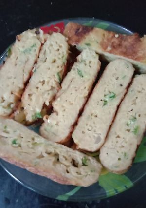 Foto resep Mie telur dadar gulung