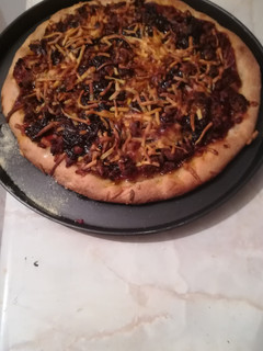 Una foto de Pizza barbacoa a mi manera