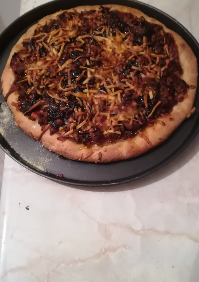 Una foto de Pizza barbacoa a mi manera