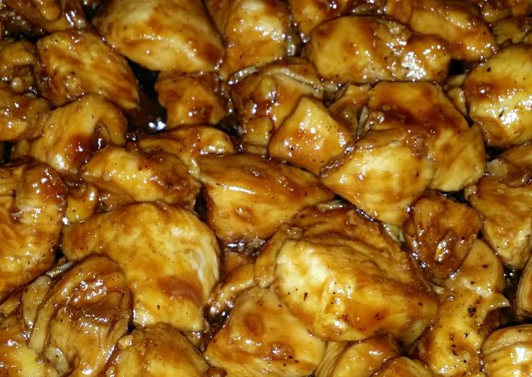 Sweet, sticky and spicy chicken