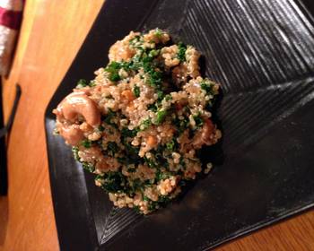 Unique Cuisine quinoa and kale salad with cherry lemon vinagrette Delicious Simple