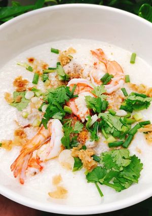 รูปของ ข้าวต้มโจ๊ก น้ำมันหมูกุ้งหมูสับ