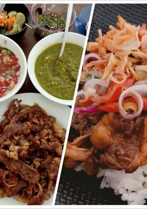 Foto resep Slice Sapi Kombinasi 3 Sambal Favorite ❤️❤️