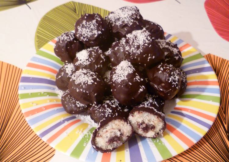 Chocolate Covered Coconut Snowball