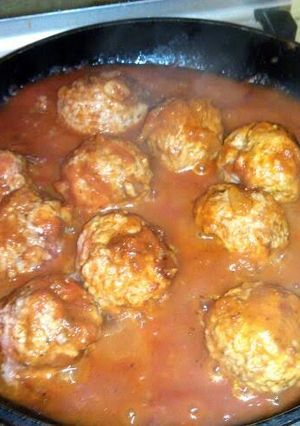 A picture of in my world, worlds best meatballs!.