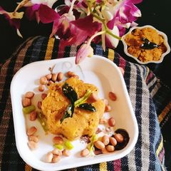 A picture of Tomato upma ❤️❤️❤️ 😋 🍅 vegetable upma.